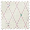Puddle Down, Trellis Dolly Mix - Made to Measure Curtains
